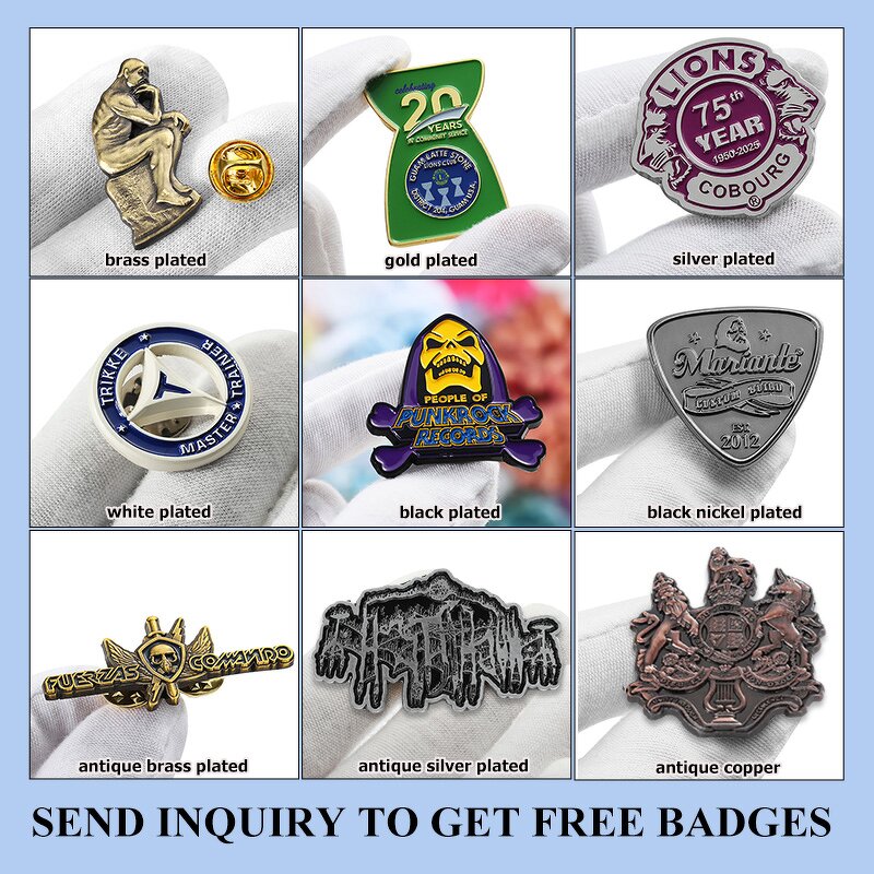 Lapel Pin Manufacturer - Custom Company Logo Brooch Pin