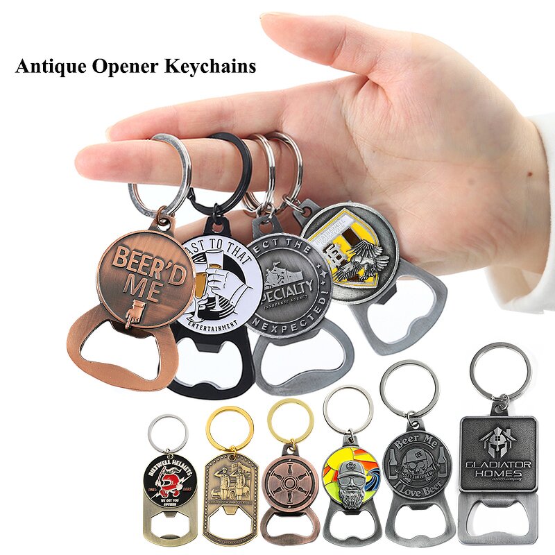 Bottle Opener Keychain Manufacturer - Custom 2D 3D Logo Opener