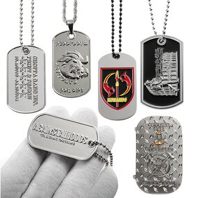 Dog Tag Manufacturer - Factory Custom Double Side Dog Tag