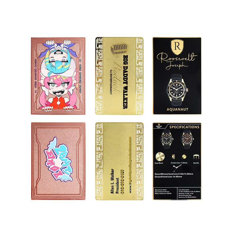 Metal Credit Card Manufacturer - Customized Die Cut Metal Card