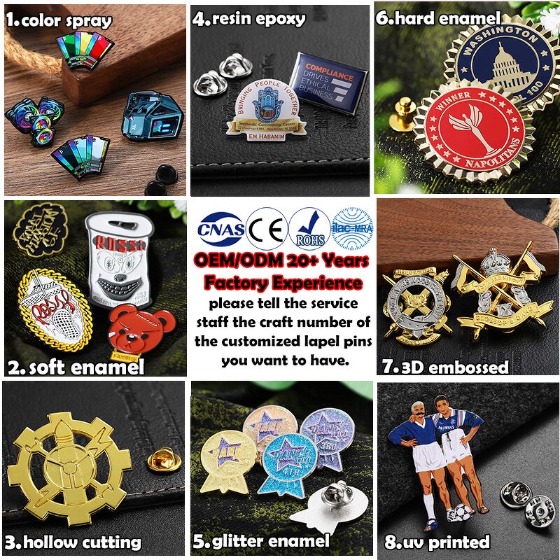 Lapel Pin Factory - Wholesale Gold Silver Embossed Pin