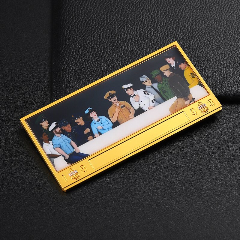 Metal Card Manufacturer - Personalized Gold Plated Metal Card