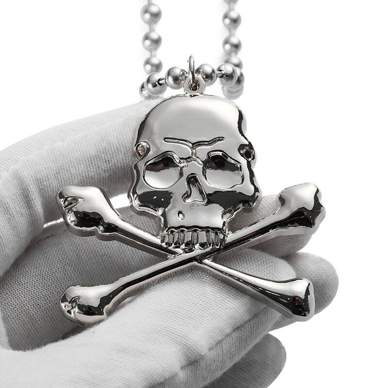 Necklace Factory - 2025 Cool Hip Hop Skull Bone Necklace