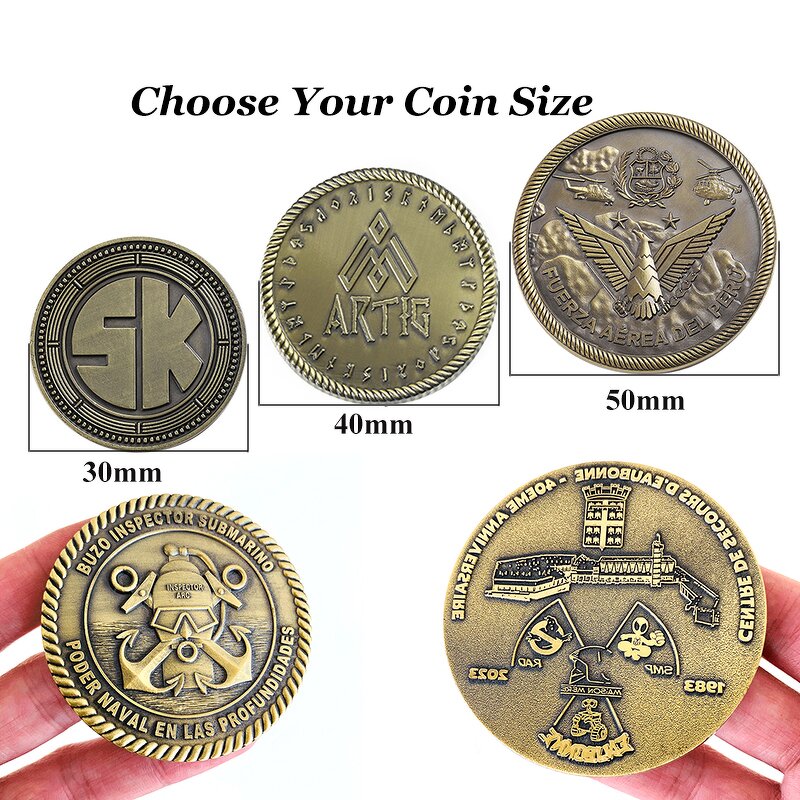 Commemorative Coin Manufacturer - Custom Zinc Alloy Collection Coin