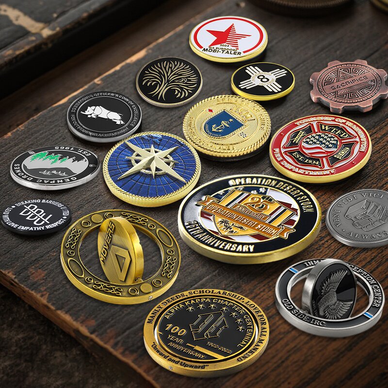 Challenge Coin Factory - Custom Rotatable Spinning Coin