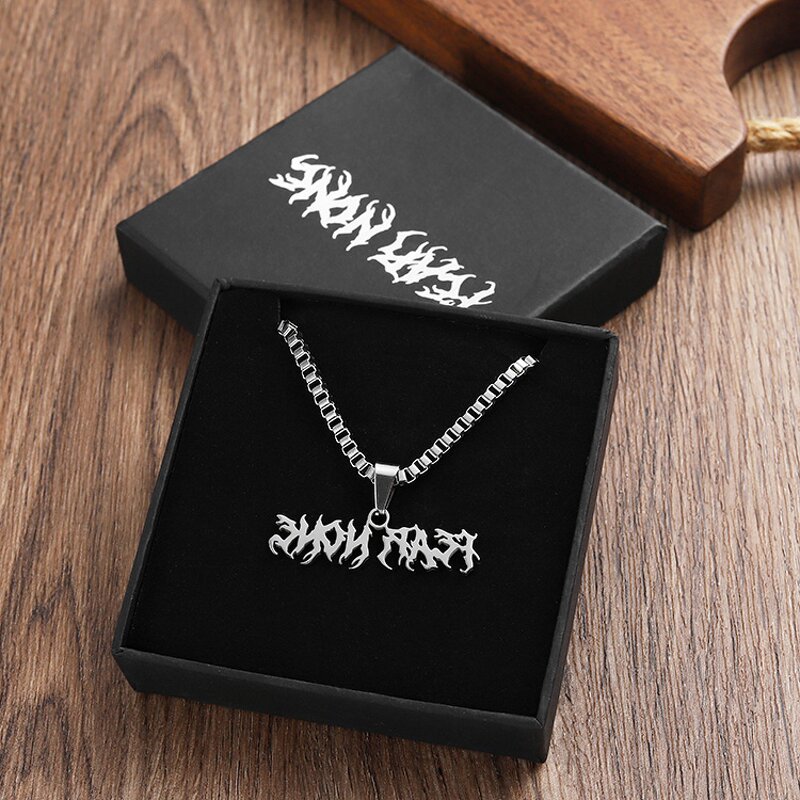 Pendant Necklace Factory - Custom 2D Name Letter Necklace