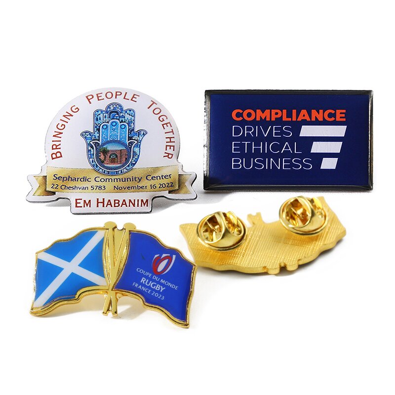 Lapel Pin Manufacturer - Custom Company Logo Brooch Pin