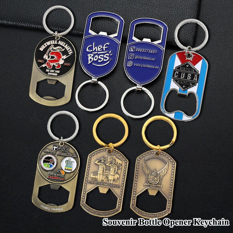 Bottle Opener Keychain Manufacturer - Custom 2D 3D Logo Opener