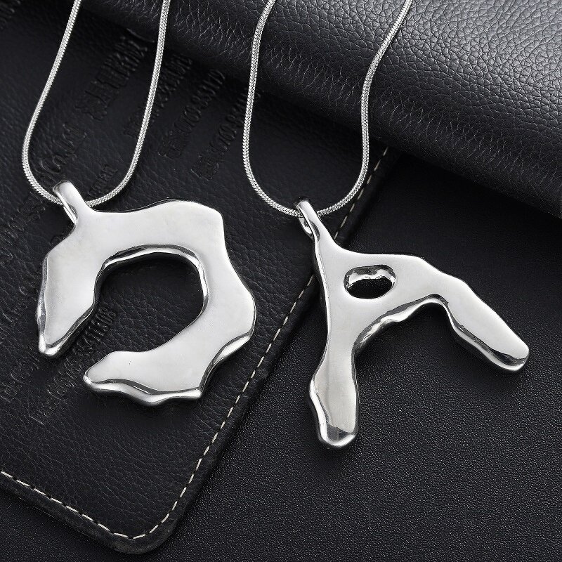 Necklace Manufacturer - Fashion Bubble Initial Letter Necklace