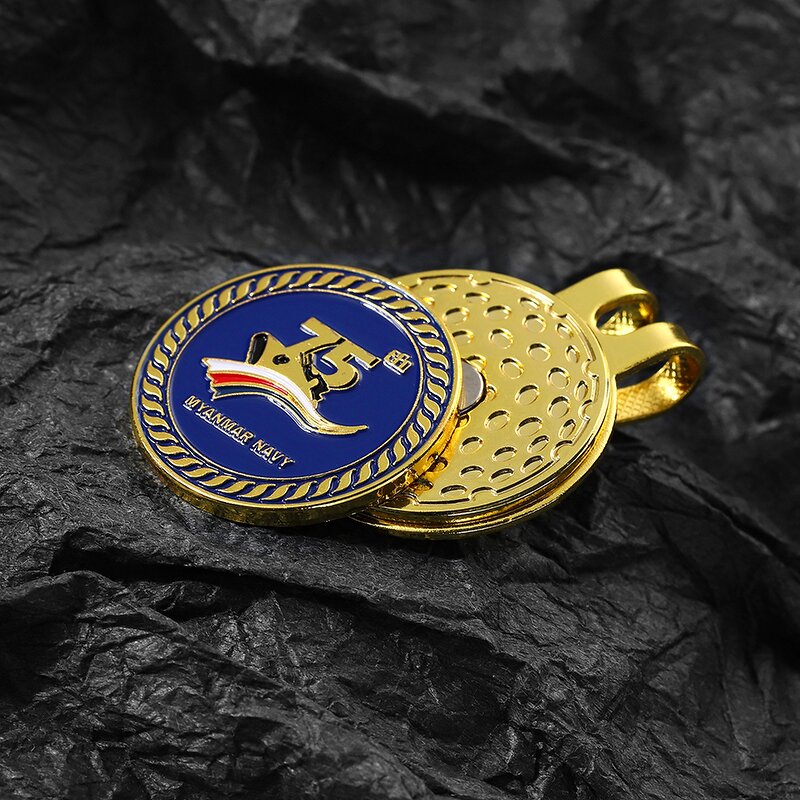 Golf Ball Marker Factory - Custom Magnetic Zinc Alloy Marker