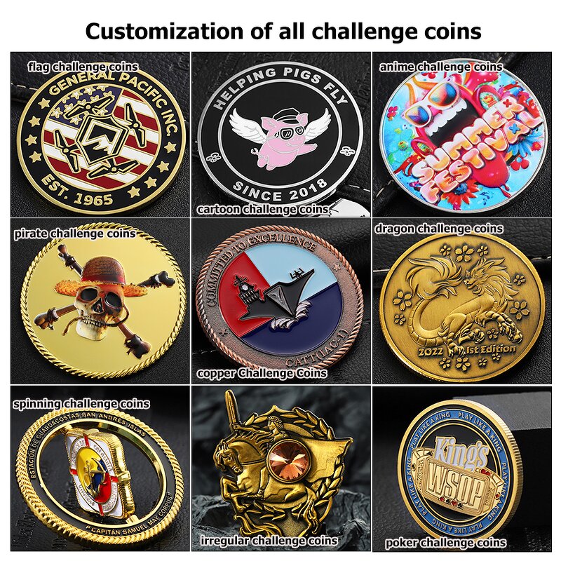 Challenge Coin Manufacturer - Custom Double Sided Commemorative Coin