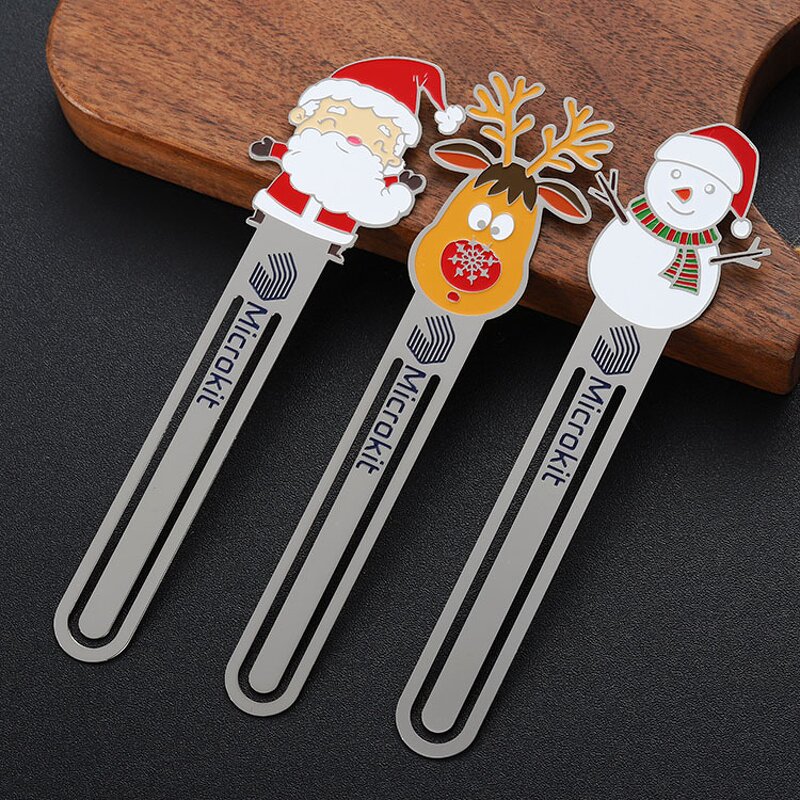 Bookmark Manufacturer - 2025 Christmas Cute Character Bookmark