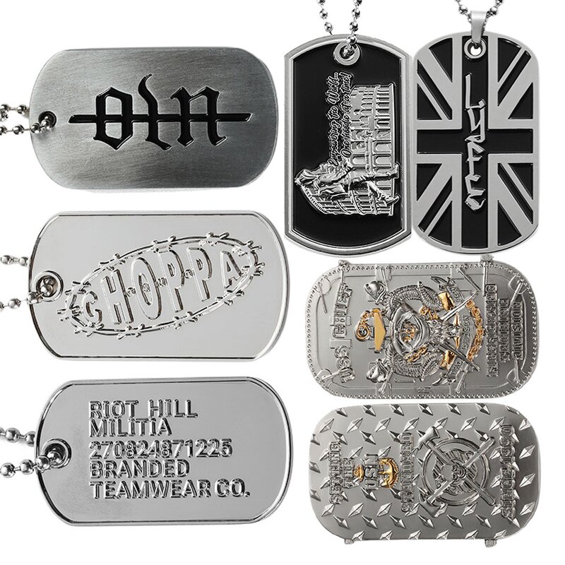 Dog Tag Manufacturer - Custom Soft Enamel Hip Hop Tag