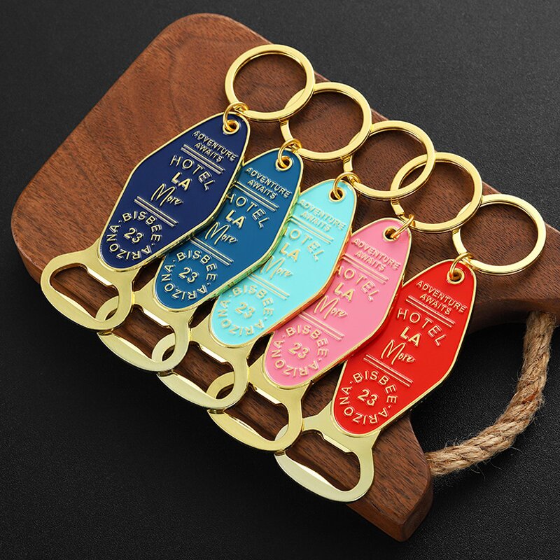 Keychain Factory - Personalized Vintage Motel Keychain