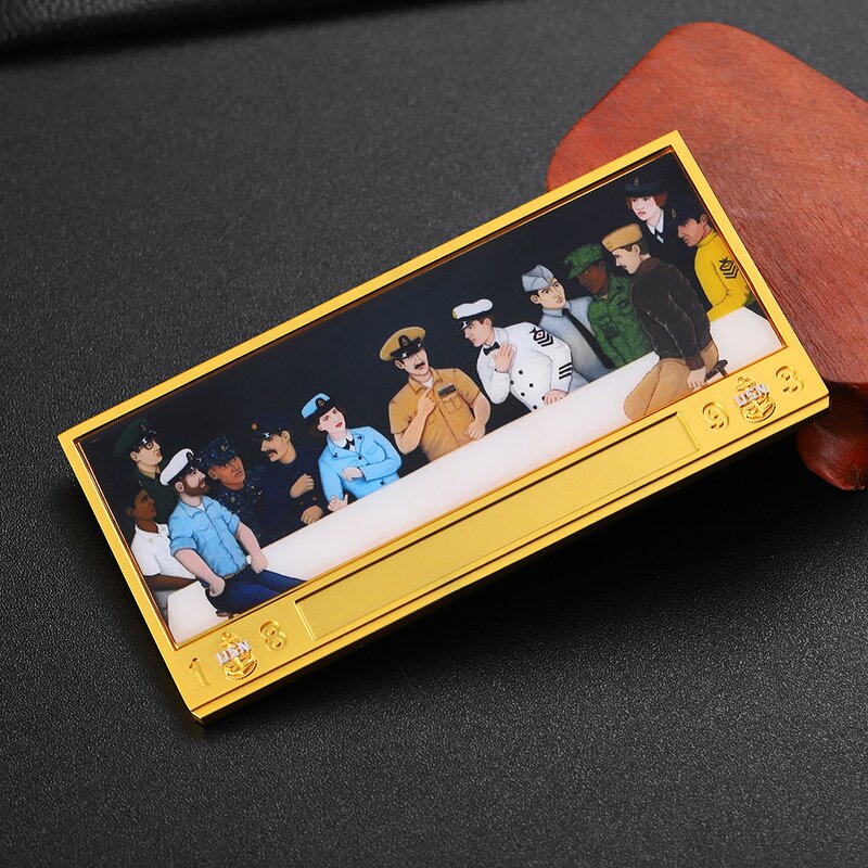 Metal Card Manufacturer - Personalized Gold Plated Metal Card
