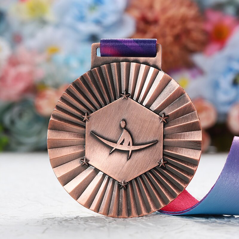 Sports Medal Manufacturer - Personalised Gold Silver Plated Medal