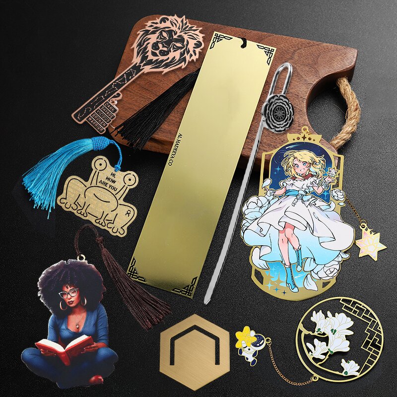 Bookmark Manufacturer - Souvenir Cute Anime Metal Bookmark