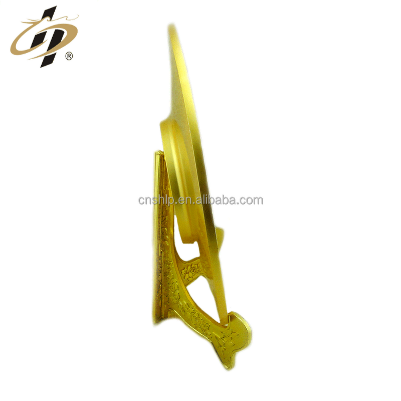 Commemorative Plate Factory - Custom Zinc Alloy 3D Gold Plate