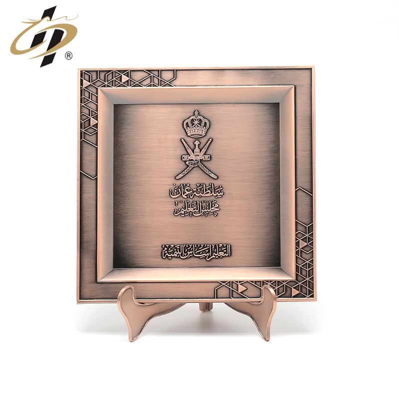 Souvenir Shield Factory - Promotion Custom 3D Bronze Plate