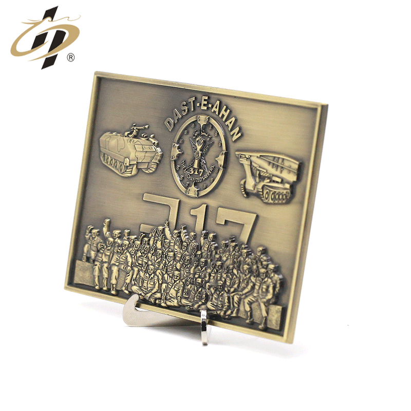 Metal Plate Manufacturer - Die Casting Antique Bronze 3D Plate