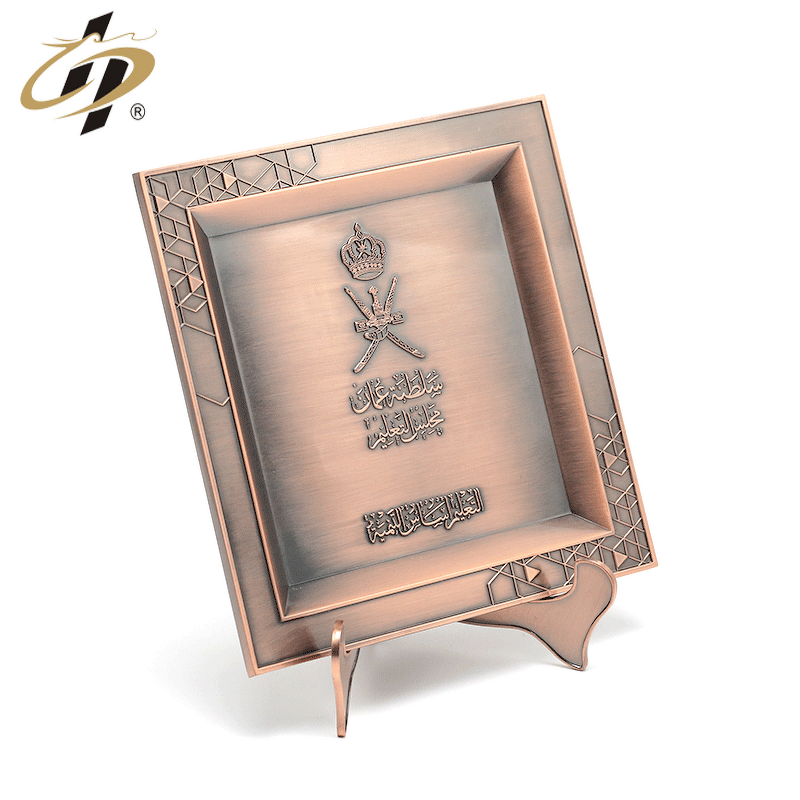 Souvenir Shield Factory - Promotion Custom 3D Bronze Plate