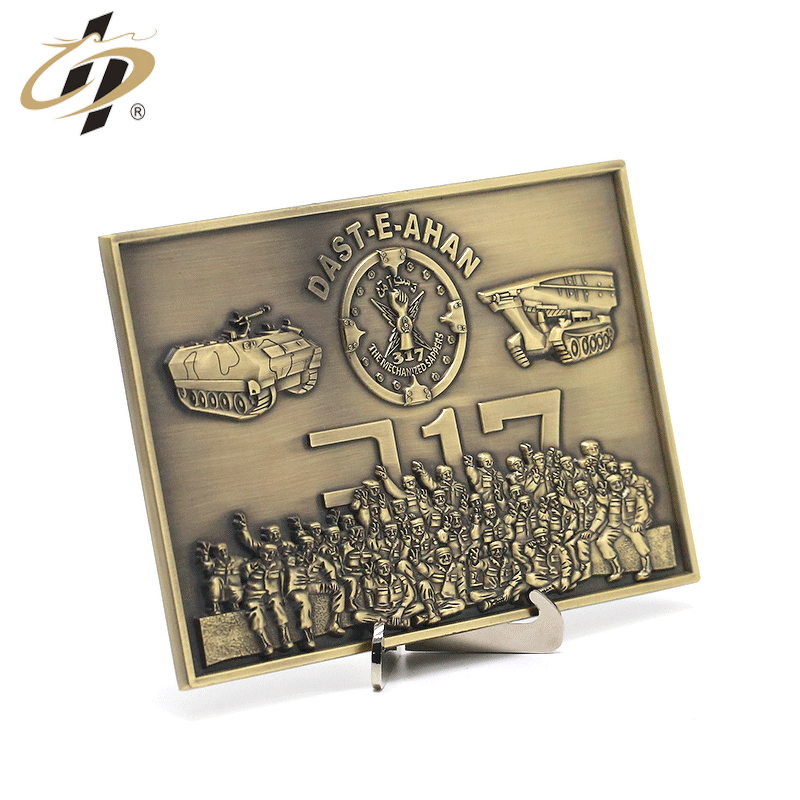 Metal Plate Manufacturer - Die Casting Antique Bronze 3D Plate