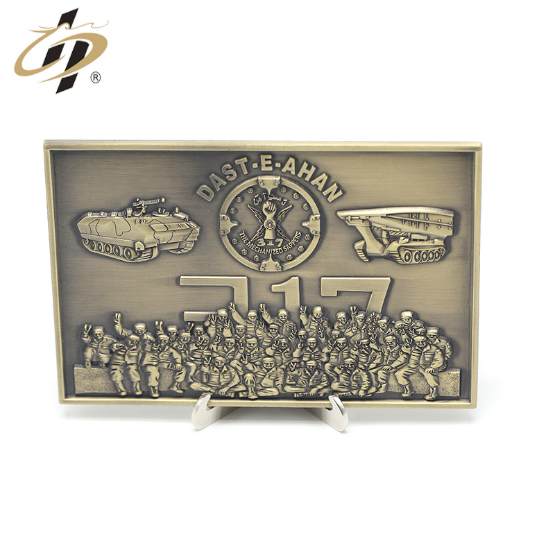 Metal Plate Manufacturer - Die Casting Antique Bronze 3D Plate