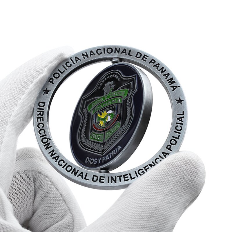 Challenge Coin Factory - Custom Rotatable Spinning Coin