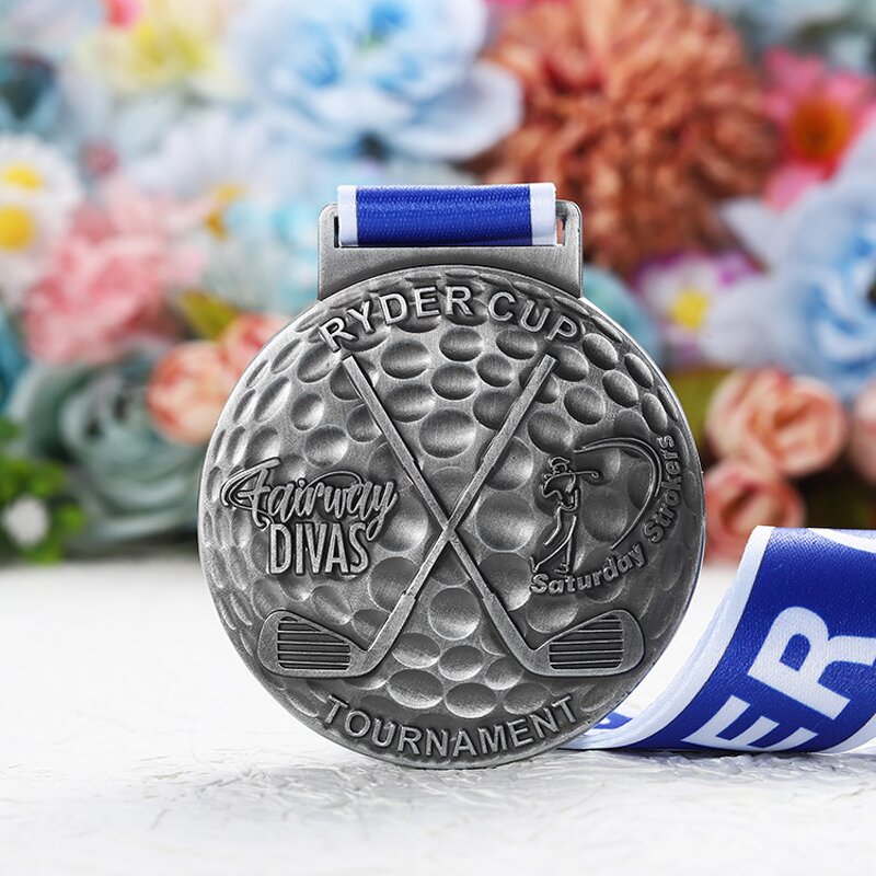 Sports Medal Manufacturer - Personalised Gold Silver Plated Medal