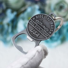 Bottle Opener Factory - Durable Embossed Vintage Opener Ring