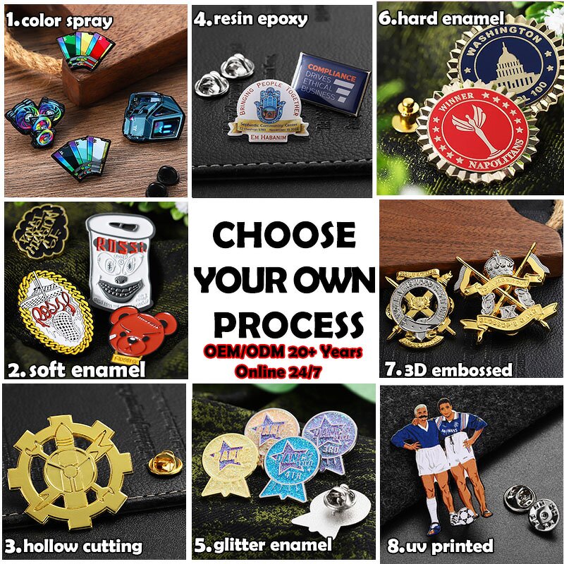 Pin Badge Factory - Wholesale Jersey Decorative Lapel Pin