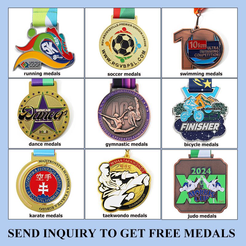 Sports Medal Factory - Custom Football Marathon Running Medal