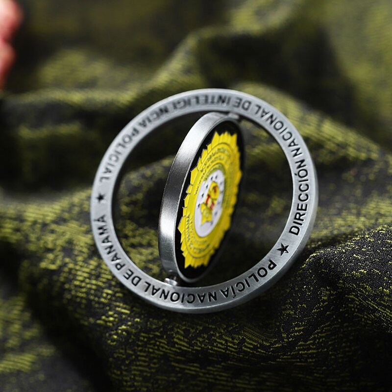 Challenge Coin Factory - Custom Rotatable Spinning Coin