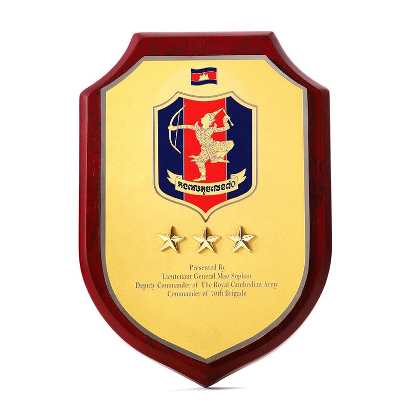 Souvenir Plaque Manufacturer - High Quality 2old Plated Metal Plate