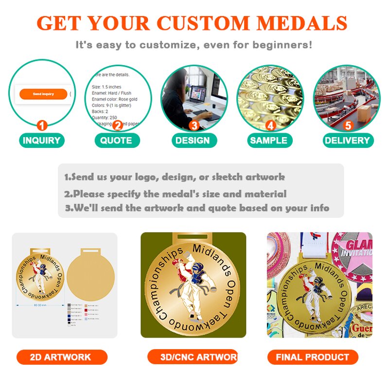 Martial Arts Medal Manufacturer - Custom Jitsu Judo Karate Medal