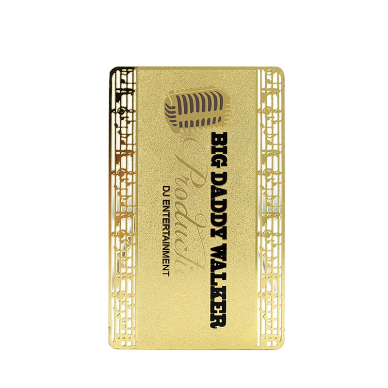 Metal Business Card Factory - Custom Luxury Brushed Metal Card