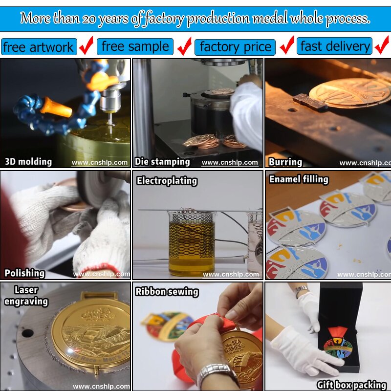 Sports Medal Factory - Free Sample Spinning Pickleball Medal