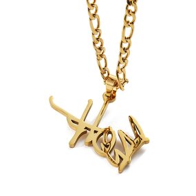 Necklace Manufacturer - Factory Custom Hollow Cut Gold Necklace