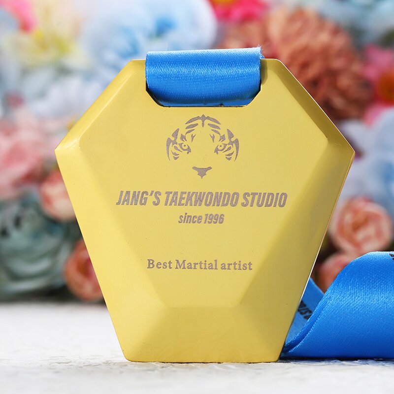 Sports Medal Manufacturer - Custom UV Printed Pentagon Medal