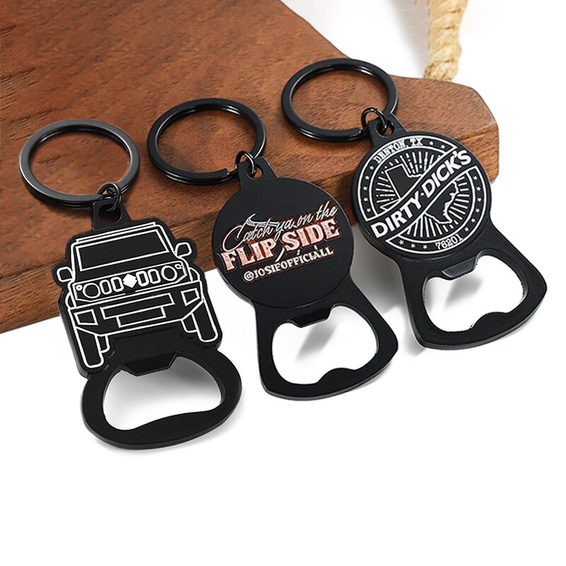 Bottle Opener Keychain Manufacturer - Custom 2D 3D Logo Opener
