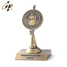 Trophy Manufacturer - New Design Antique Brass Rotate Trophy
