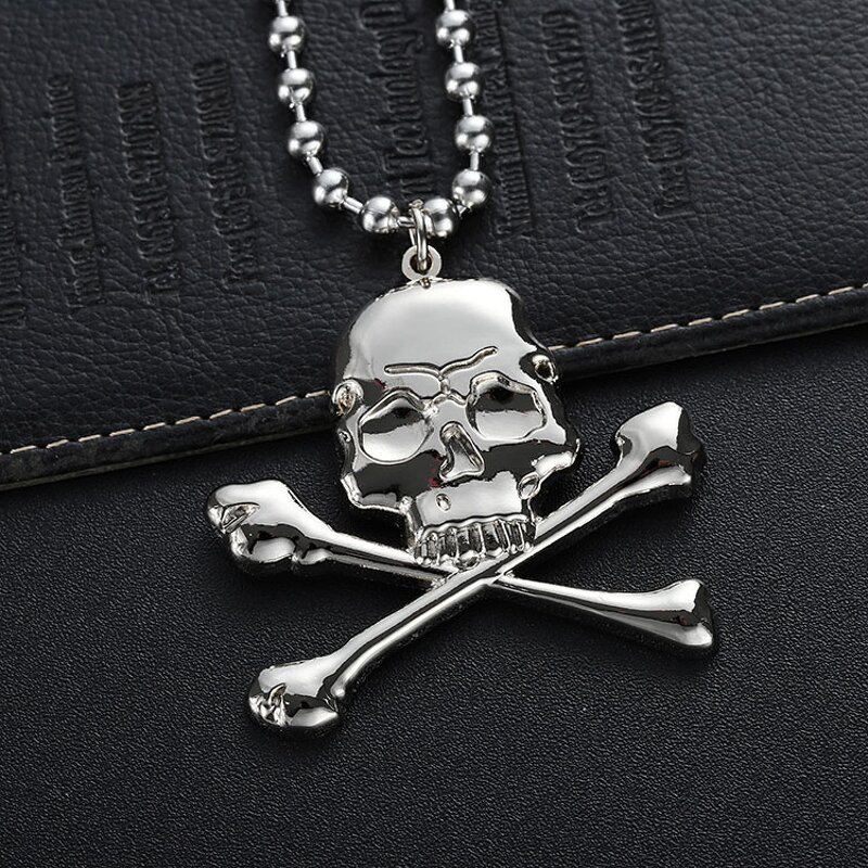 Necklace Factory - 2025 Cool Hip Hop Skull Bone Necklace