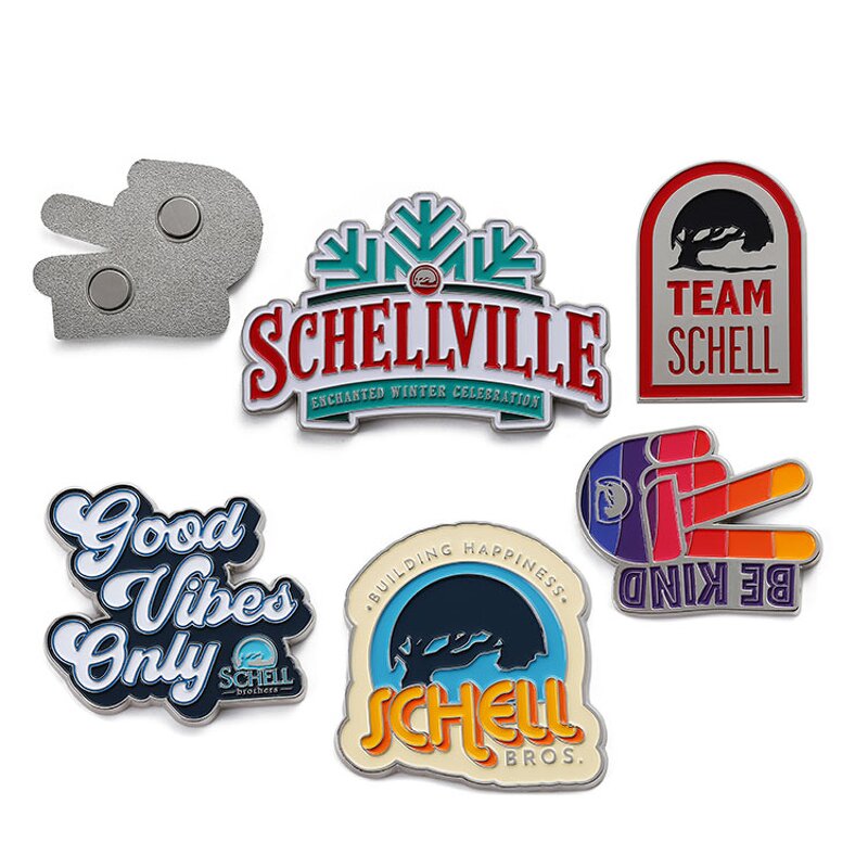 Fridge Magnet Manufacturer - Cartoon Cute Enamel Logo Magnet