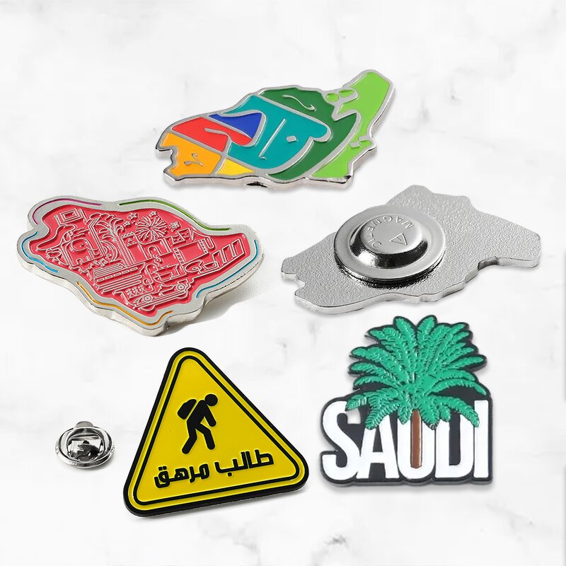 Brooch Manufacturer - Custom Saudi National Day Badge