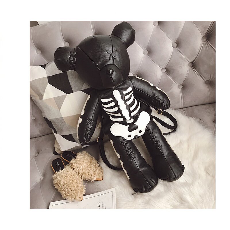 Backpack Factory - Customized Punk Style Skeleton Teddy Bear