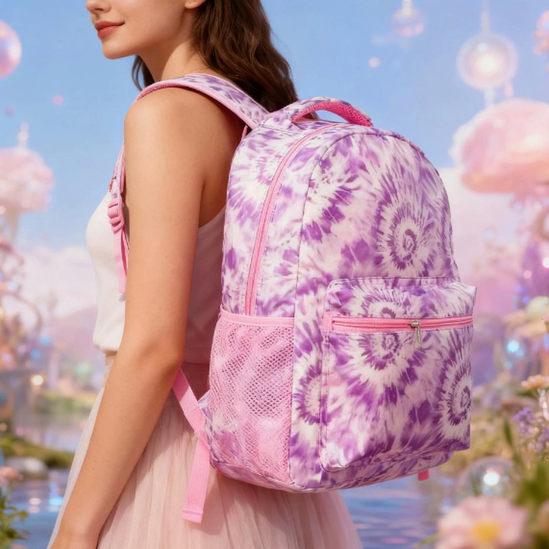 Backpack Factory - 2025 New Polyester High School Students Backpack