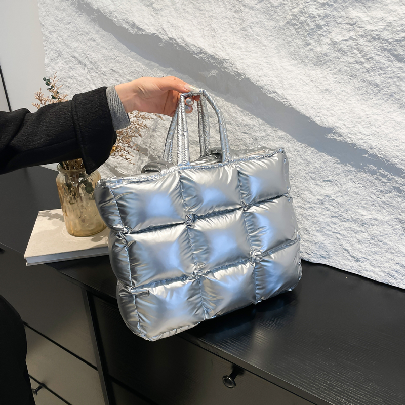 Tote Bag Factory - 2025 Autumn Winter Nine-Grid Puffer Quilted Handbag