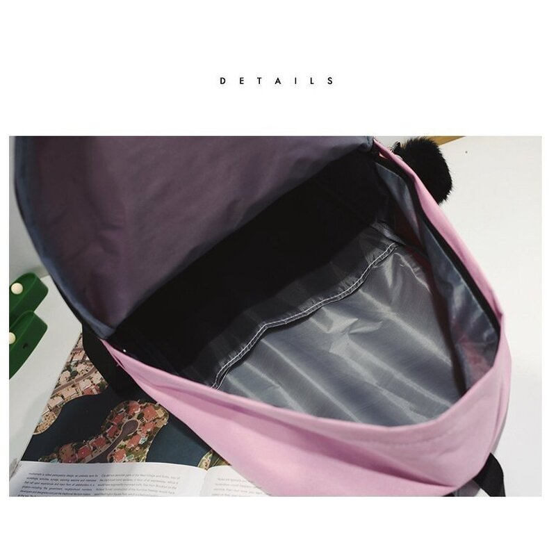 Backpack Factory - Unisex Custom Logo School Backpack with Dot Pattern