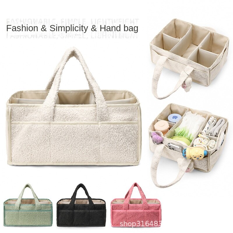 Diaper Caddy Factory - Wholesale Plush Felt Baby Nursery Storage Bag