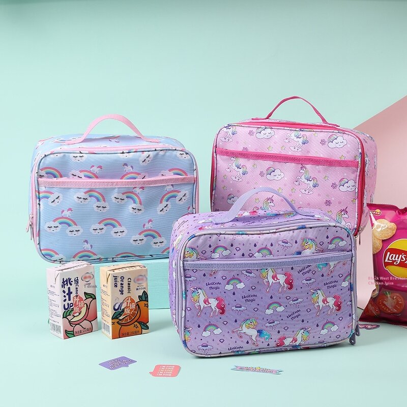 Insulated Lunch Bag Factory - Unicorn Cartoon Cute for Students Outdoor